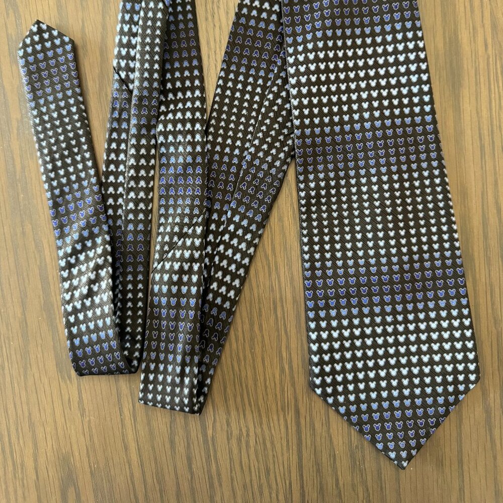 Mickey Mouse Walt Disney World Navy Silk Tie
